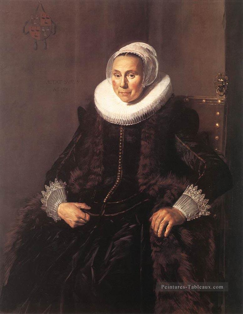 Cornelia Claesdr Vooght portrait Siècle d’or néerlandais Frans Hals Peintures à l'huile